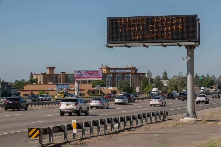 Electronic message signs on highways statewide. (Photo courtesy of Save Our Water)